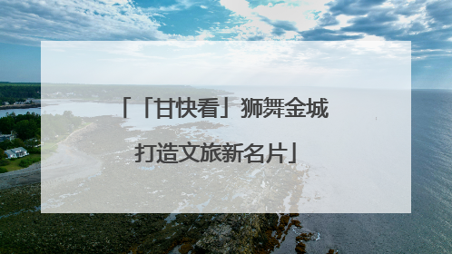 「甘快看」狮舞金城 打造文旅新名片