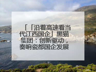「沿着高速看当代江西国企」黑猫集团：创新驱动，奏响瓷都国企发展新乐章
