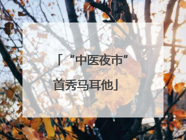 “中医夜市”首秀马耳他