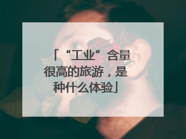 “工业”含量很高的旅游，是种什么体验