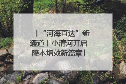 “河海直达”新通道丨小清河开启降本增效新篇章