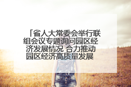 省人大常委会举行联组会议专题询问园区经济发展情况 合力推动园区经济高质量发展 王宁主持会议并讲话 王予波带队到会应询