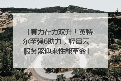 算力存力双升！英特尔至强6助力，轻量云服务器迎来性能革命