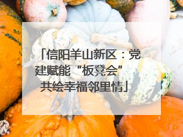 信阳羊山新区：党建赋能“板凳会” 共绘幸福邻里情