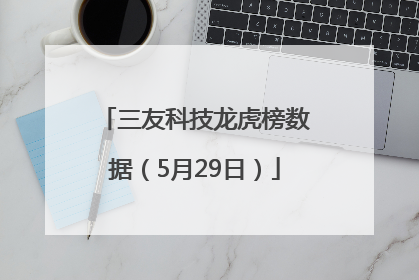 三友科技龙虎榜数据（5月29日）