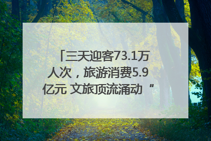 三天迎客73.1万人次，旅游消费5.9亿元 文旅顶流涌动“江宁style”