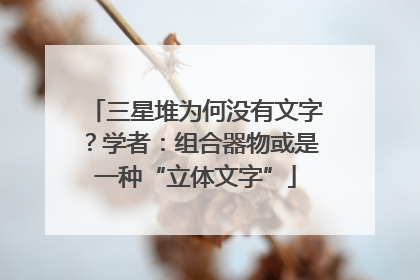 三星堆为何没有文字？学者：组合器物或是一种“立体文字”