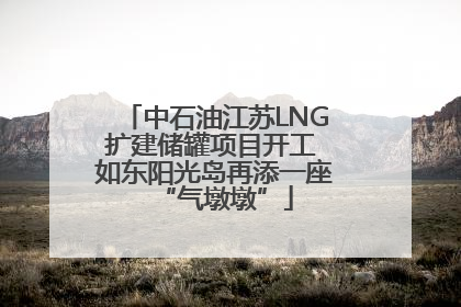 中石油江苏LNG扩建储罐项目开工 如东阳光岛再添一座“气墩墩”