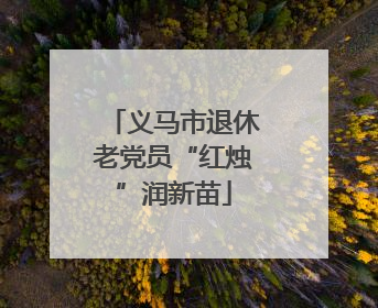 义马市退休老党员“红烛”润新苗