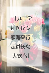 九三学社医疗专家海岛行走进长岛大钦岛