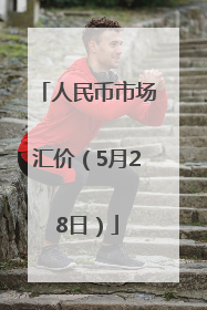 人民币市场汇价（5月28日）