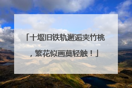 十堰旧铁轨邂逅夹竹桃，繁花似画莫轻触！