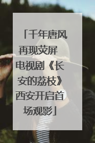 千年唐风再现荧屏 电视剧《长安的荔枝》西安开启首场观影