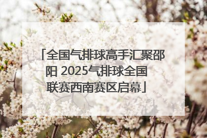 全国气排球高手汇聚邵阳 2025气排球全国联赛西南赛区启幕