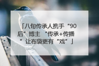 八旬传承人携手“90后”博主 “传承+传播”让布袋更有“戏”