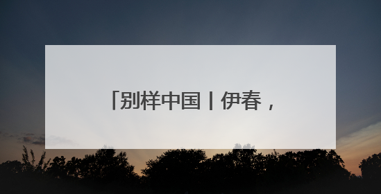 别样中国丨伊春，何以“中国林都”