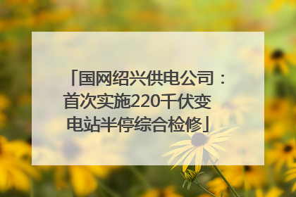 国网绍兴供电公司:首次实施220千伏变电站半停综合检修