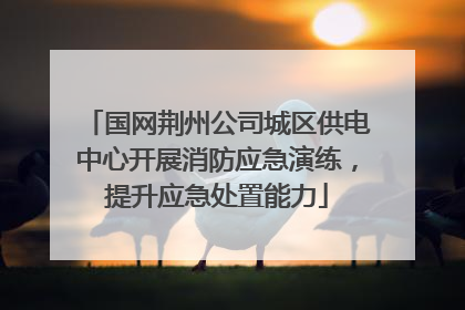 国网荆州公司城区供电中心开展消防应急演练，提升应急处置能力