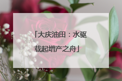 大庆油田：水驱载起增产之舟