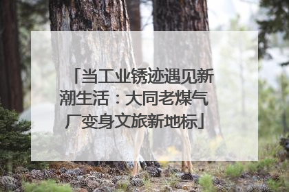 当工业锈迹遇见新潮生活：大同老煤气厂变身文旅新地标