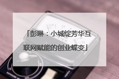 彭琳：小城绽芳华互联网赋能的创业蝶变