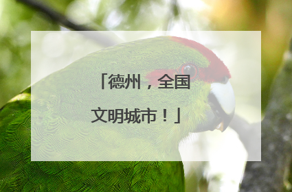 德州，全国文明城市！