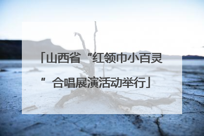 山西省“红领巾小百灵”合唱展演活动举行