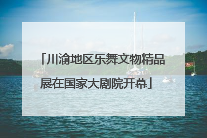 川渝地区乐舞文物精品展在国家大剧院开幕