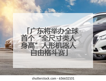 广东将举办全球首个“全尺寸类人身高”人形机器人自由格斗赛
