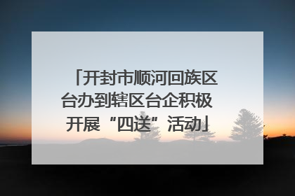 开封市顺河回族区台办到辖区台企积极开展“四送”活动
