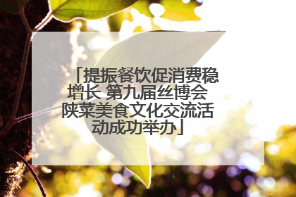提振餐饮促消费稳增长 第九届丝博会陕菜美食文化交流活动成功举办