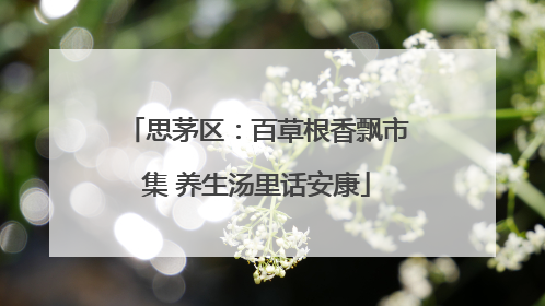 思茅区：百草根香飘市集 养生汤里话安康