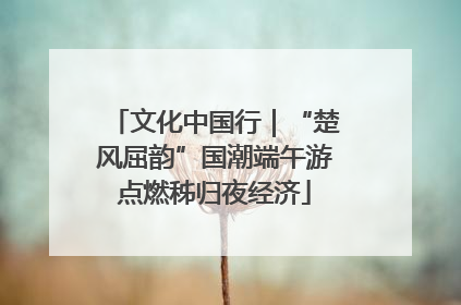 文化中国行｜“楚风屈韵”国潮端午游点燃秭归夜经济