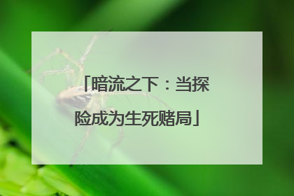 暗流之下：当探险成为生死赌局