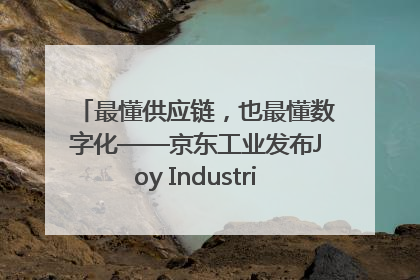 最懂供应链，也最懂数字化——京东工业发布Joy Industrial 重塑工业未来