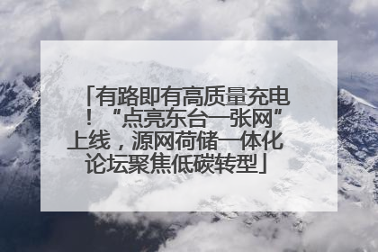 有路即有高质量充电！“点亮东台一张网”上线，源网荷储一体化论坛聚焦低碳转型