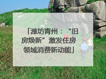 潍坊青州：“旧房焕新”激发住房领域消费新动能