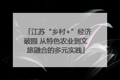 江苏“乡村+”经济破圈 从特色农业到文旅融合的多元实践