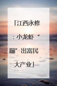江西永修：小龙虾“蹦”出富民大产业