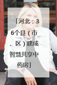 河北：36个县（市、区）建成智慧共享中药房