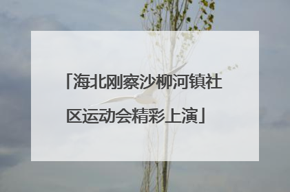 海北刚察沙柳河镇社区运动会精彩上演