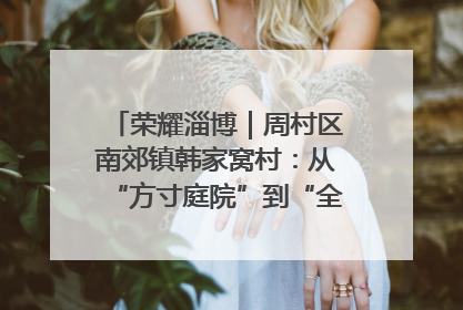 荣耀淄博｜周村区南郊镇韩家窝村：从“方寸庭院”到“全域文明”，乡村振兴的“美学革命”
