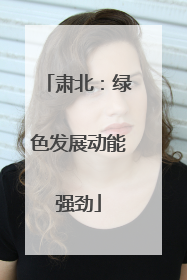 肃北：绿色发展动能强劲