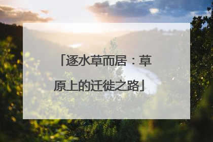 逐水草而居：草原上的迁徙之路