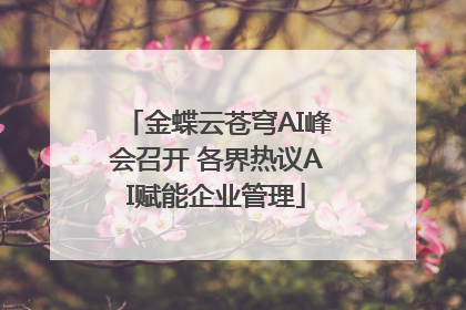 金蝶云苍穹AI峰会召开 各界热议AI赋能企业管理