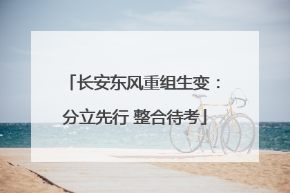 长安东风重组生变：分立先行 整合待考
