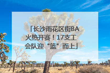 长沙雨花区街BA火热开赛！17支工会队迎“篮”而上