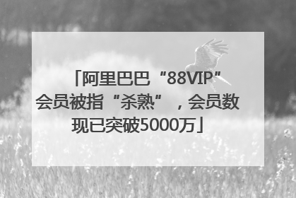 阿里巴巴“88VIP”会员被指“杀熟”，会员数现已突破5000万
