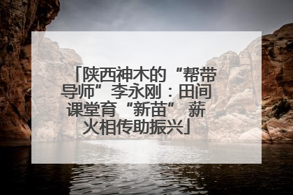 陕西神木的“帮带导师”李永刚：田间课堂育“新苗” 薪火相传助振兴