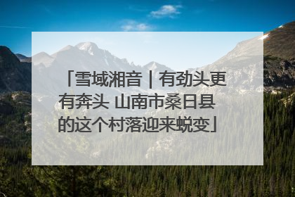 雪域湘音｜有劲头更有奔头 山南市桑日县的这个村落迎来蜕变